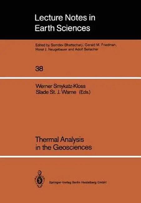 Thermal Analysis in the Geosciences by Werner Smykatz-Kloss