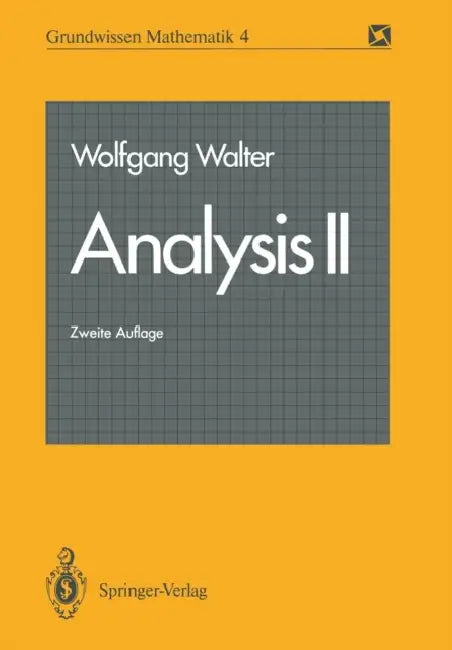 Analysis II by Wolfgang Walter