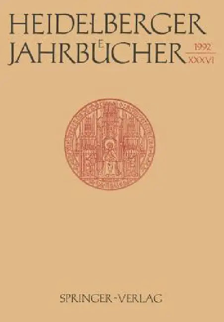 Heidelberger Jahrbücher by Kenneth A. Loparo, Reiner Wiehl