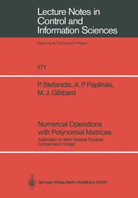 Numerical Operations with Polynomial Matrices by Peter Stefanidis