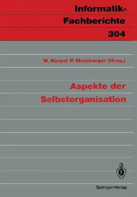 Aspekte Der Selbstorganisation by Wolfgang Niegel, Peter Molzberger