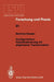 Konfigurierbare Robotersteuerung Mit Allgemeiner Transformation by Manfred Bauder
