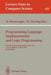 Programming Language Implementation and Logic Programming: 4th International Symposium, Plilp '92, Leuven, Belgium, August 26-28, 1992 Proceedings by Maurice Bruynooghe