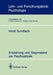 Entstehung Und Gegenstand Der Psychophysik by Horst Gundlach
