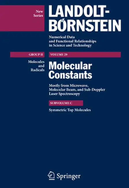 Symmetric Top Molecules by Jean Demaison