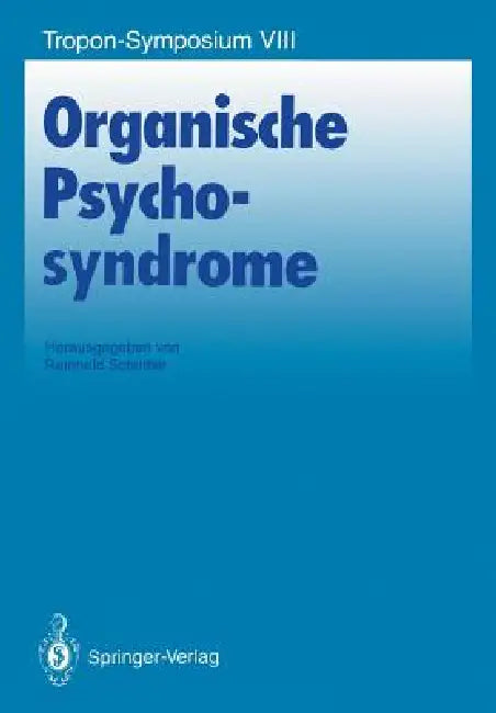 Organische Psychosyndrome by Reinhold Schüttler