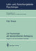 Zur Psychologie Der Standardisierten Befragung: Kognitive Und Kommunikative Prozesse by Fritz Strack
