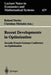 Recent Developments in Optimization: Seventh French-German Conference on Optimization by Roland Durier