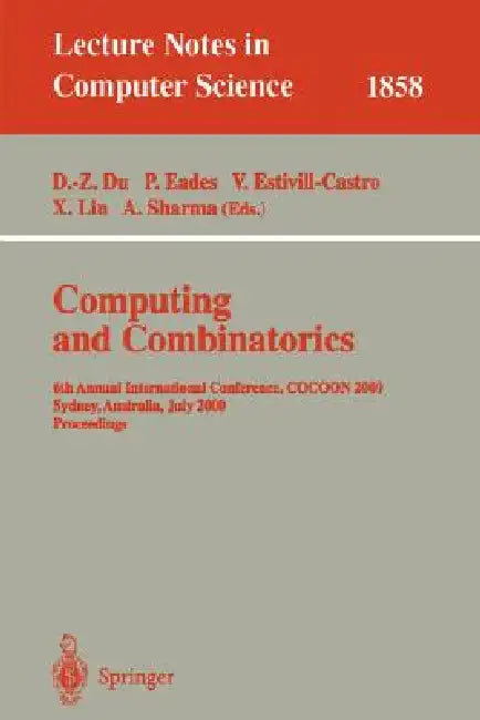 Computing and Combinatorics: First Annual International Conference, Cocoon '95, Xi'an, China, August 24-26, 1995. Proceedings by Ding-Zhu Du, Ming Li