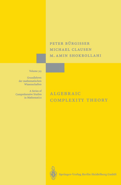 Algebraic Complexity Theory by T. Lickteig