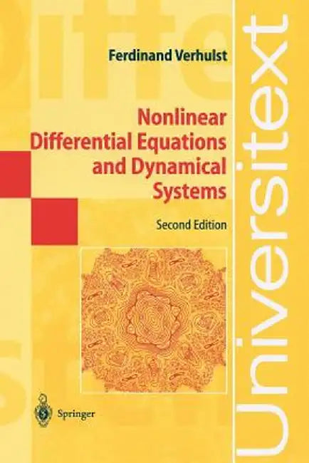 Nonlinear Differential Equations and Dynamical Systems by Ferdinand Verhulst