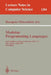 Modular Programming Languages: Joint Modular Languages Conference, Jmlc'97 Linz, Austria, March 19-21, 1997, Proceedings by Hanspeter Mössenböck
