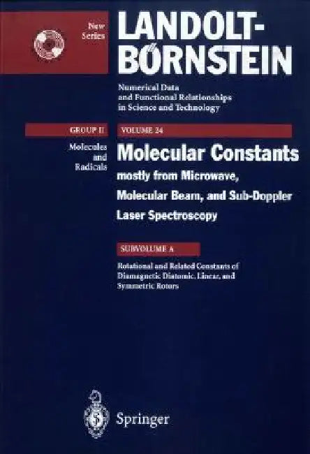 Rotational, L-Type, Centrifugal Distortion and Related Constants of Diamagnetic Diatomic, Linear, and Symmetric Top Molecules by J. Demaison, H. Hübner, G. Wlodarczak