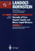 Pure Organometallic and Organononmetallic Liquids, Binary Liquid Mixtures by C. Wohlfarth, B. Wohlfarth