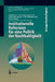 Institutionelle Reformen Für Eine Politik Der Nachhaltigkeit by M. Mogalle, Jörg Minsch, J. Tscheulin