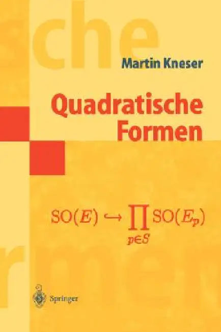 Quadratische Formen by Martin Kneser