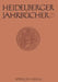 Heidelberger Jahrbücher by Helmuth Kiesel