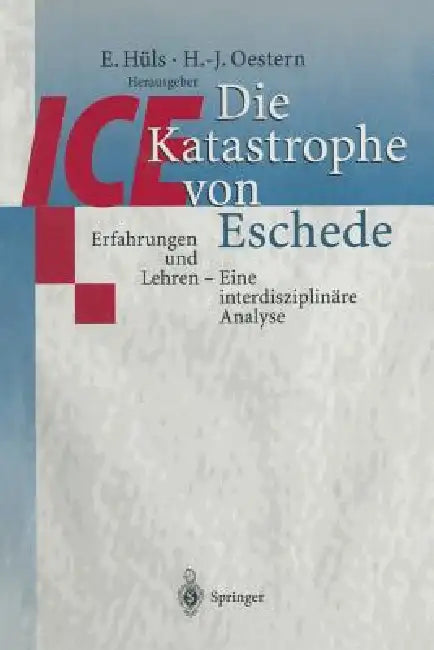 Die Ice-Katastrophe Von Eschede: Erfahrungen Und Lehren Eine Interdisziplinäre Analyse by E. Hüls, Hans-Jörg Oestern