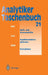 Analytiker-Taschenbuch by Helmut Günzler, A. Müfit Bahadir, Klaus Danzer