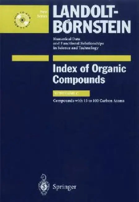 Compounds with 13 to 100 Carbon Atoms [With CD-ROM] by V. VILL, G. Peters, H. Sajus