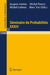 Seminaire de Probabilites XXXIV by J. Azema, M. Emery, M. LeDoux