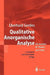 Qualitative Anorganische Analyse: Ein Begleiter Für Theorie Und PRAXIS by Eberhard Gerdes