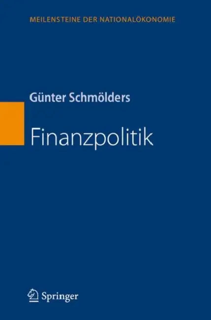 Finanzpolitik by Günter Schmölders