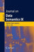 Journal on Data Semantics IX by Stefano Spaccapietra