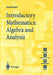 Introductory Mathematics: Algebra and Analysis by Geoffrey C. Smith