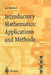 Introductory Mathematics: Applications and Methods by Gordon S. Marshall
