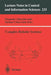Complex Robotic Systems by Pasquale Chiacchio