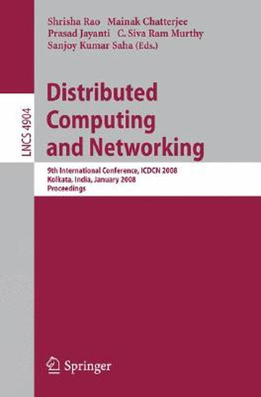 Distributed Computing and Networking by Shrisha Rao