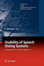 Usability Of Speech Dialog Systems: Listening to the Target Audience by Thomas Hempel