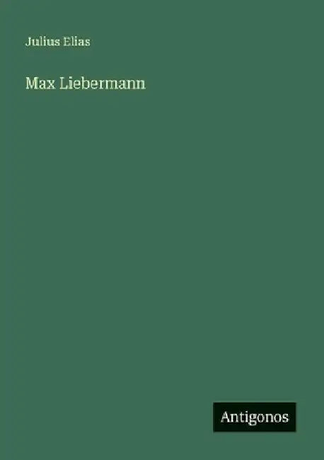 Max Liebermann by Elias, Julius