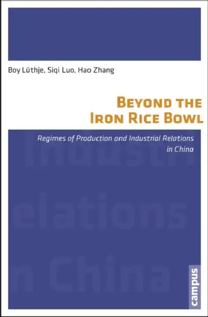 Beyond the Iron Rice Bowl: Regimes of Production and Industrial Relations in China Volume 4 by Boy Lüthje, Siqi Luo, Hao Zhang