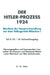 Hitler-Prozeß 1924 Tl.3 by Lothar Gruchmann, Reinhard Weber, Otto Gritschneder