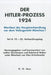 Hitler-Prozeß 1924 Tl.4 by Lothar Gruchmann, Reinhard Weber, Otto Gritschneder