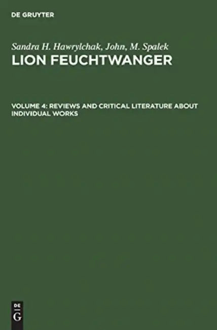Reviews and Critical Literature About Individual Works by Not Available (NA)