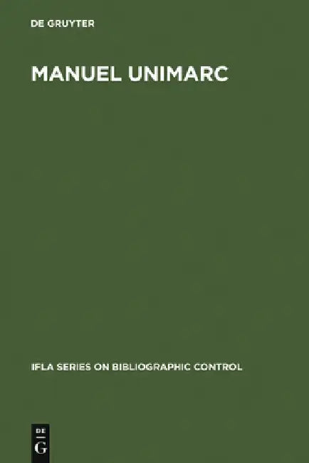 Manuel UNIMARC by Comité Francais Unimarc