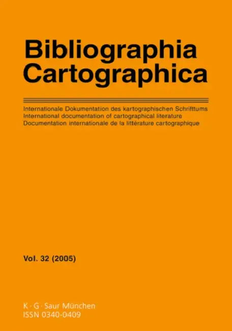Bibliographia Cartographica by Not Available (NA)