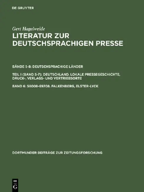 58008-69708. Falkenberg, Elster-Lyck by Gert Hagelweide