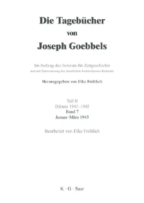 Januar - März 1943 by Elke Fröhlich
