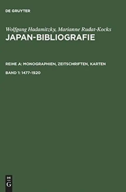 1477-1920 by Wolfgang Hadamitzky