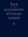 Allgemeines Kunstlerlexikon (Akl), Nachtragsband 3, Beranek - Briggs by Dawn Thomas