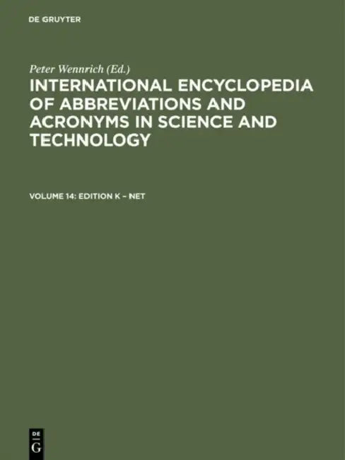 International Encyclopedia of Abbreviations and Acronyms in Science and Technology by Not Available (NA)