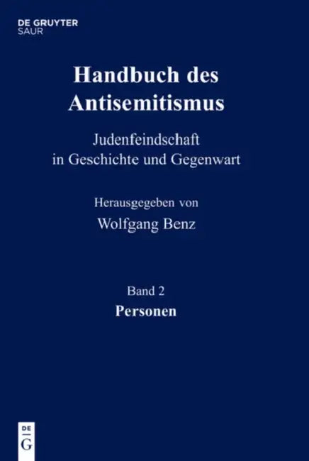 Personen by Wolfgang Benz, Brigitte Mihok, Werner Bergmann