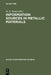 Information Sources in Metallic Materials by M. N. Patten