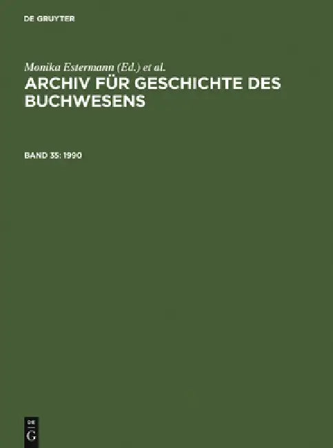 1990 by Historische Kommission Des Börsenvereins, Christine Haug, Johannes Frimmel