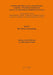 Katalog Und Einführung Zur Mikrofiche-Edition by Roland Dieter Schmidt-Hensel