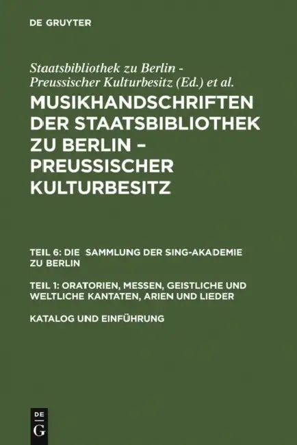 Katalog und Einführung by Matthias Kornemann, Axel Fischer, Martin Geck
